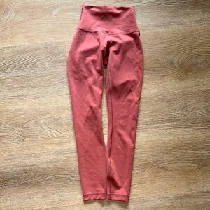Lululemon High-Waisted Pink Leggings